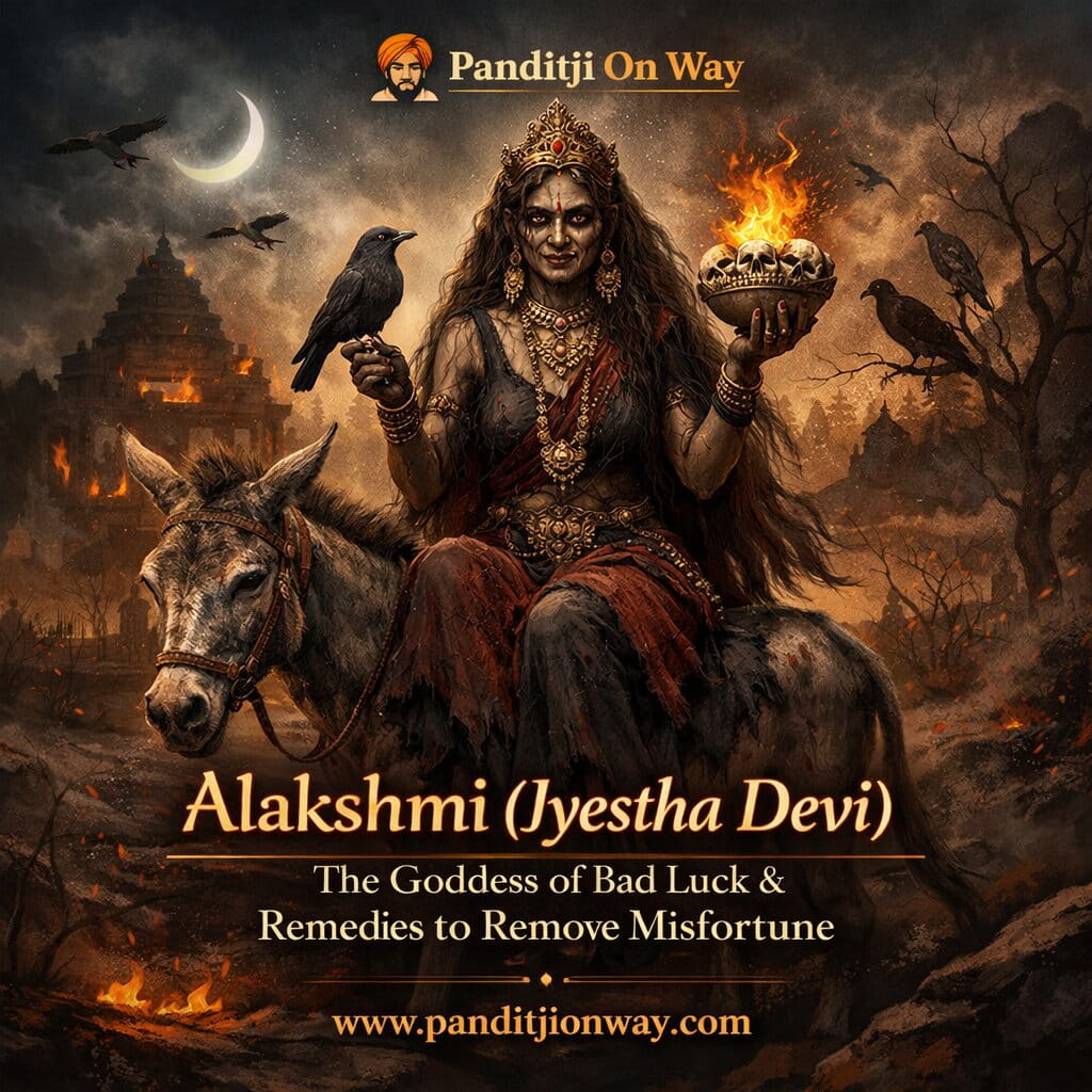You are currently viewing Alakshmi (Jyestha Devi) – The Goddess of Bad Luck & Remedies to Remove Misfortune