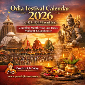 Read more about the article Complete Odia Festival Calendar 2026 – Month Wise Dates & Tithi List