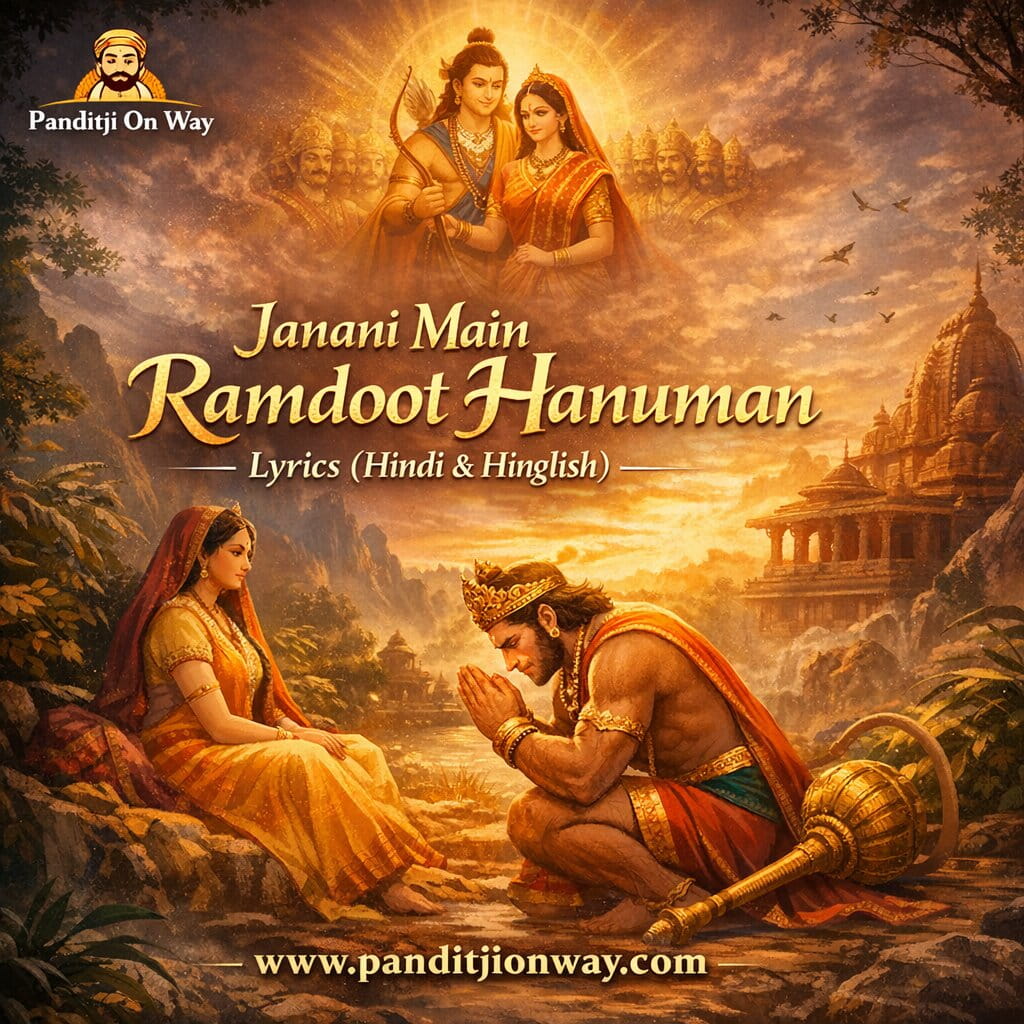 You are currently viewing Janani Main Ramdoot Hanuman Lyrics (Hindi & Hinglish) – Full जननी मैं राम दूत हनुमान