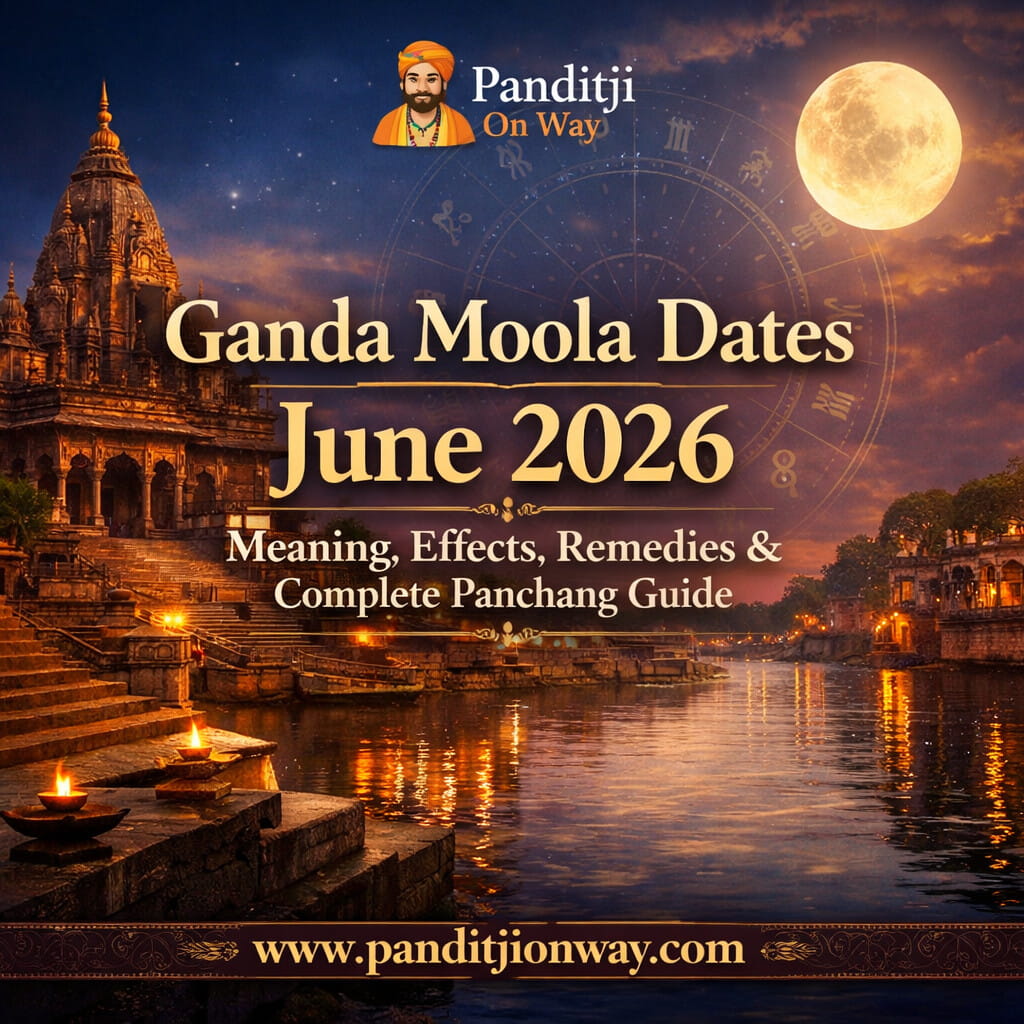 You are currently viewing June 2026 Ganda Mool Nakshatra | Complete Ganda Mul dates With Start and End Timings