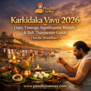 Read more about the article Karkidaka Vavu 2026: Date, Timings, Significance, Rituals & Bali Tharpanam Guide