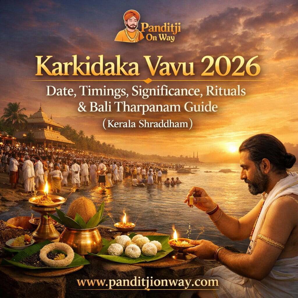 You are currently viewing Karkidaka Vavu 2026: Date, Timings, Significance, Rituals & Bali Tharpanam Guide