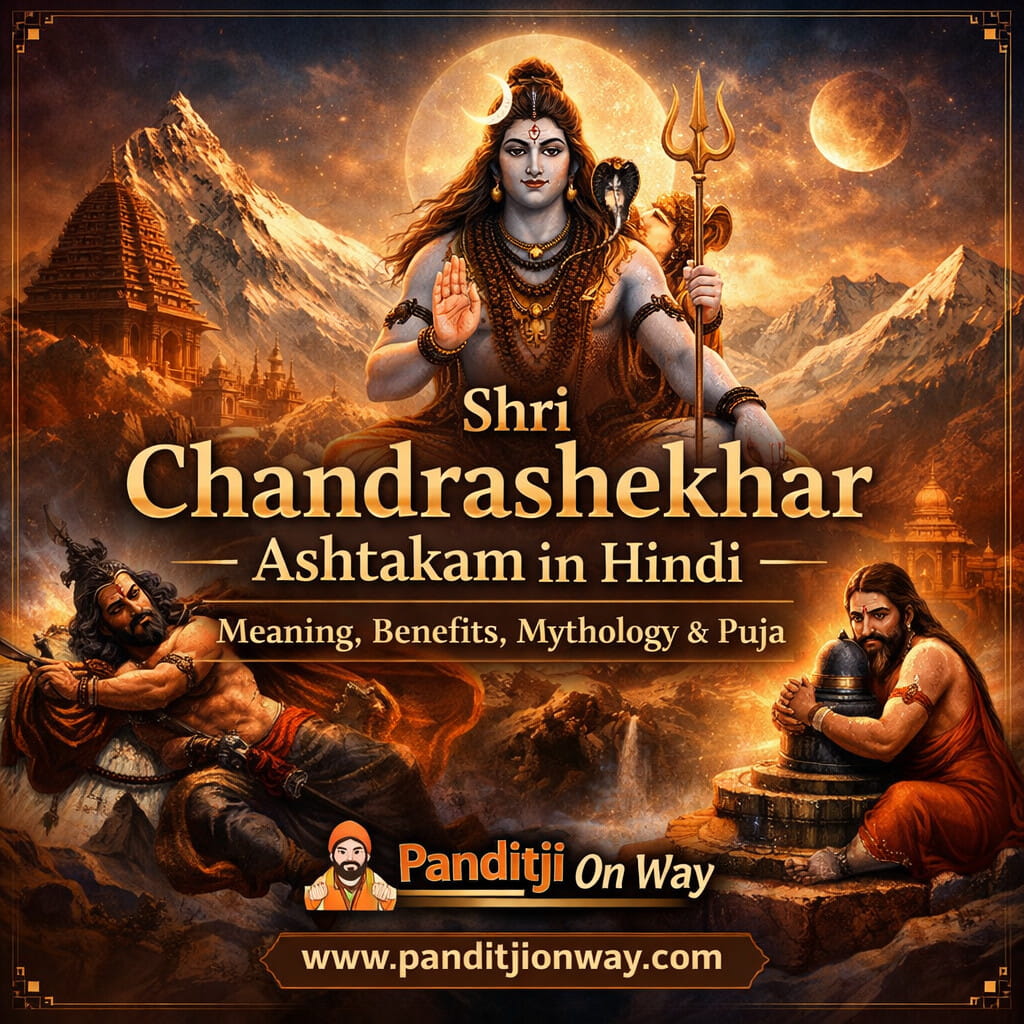 You are currently viewing #1 Shri Chandrashekhar Ashtakam in Hindi | Meaning, Benefits, Mythology & Puja