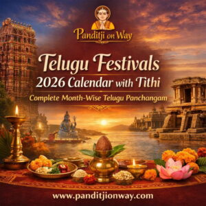 Read more about the article Telugu Festivals 2026 Calendar with Tithi | Complete Month-Wise Telugu Panchangam