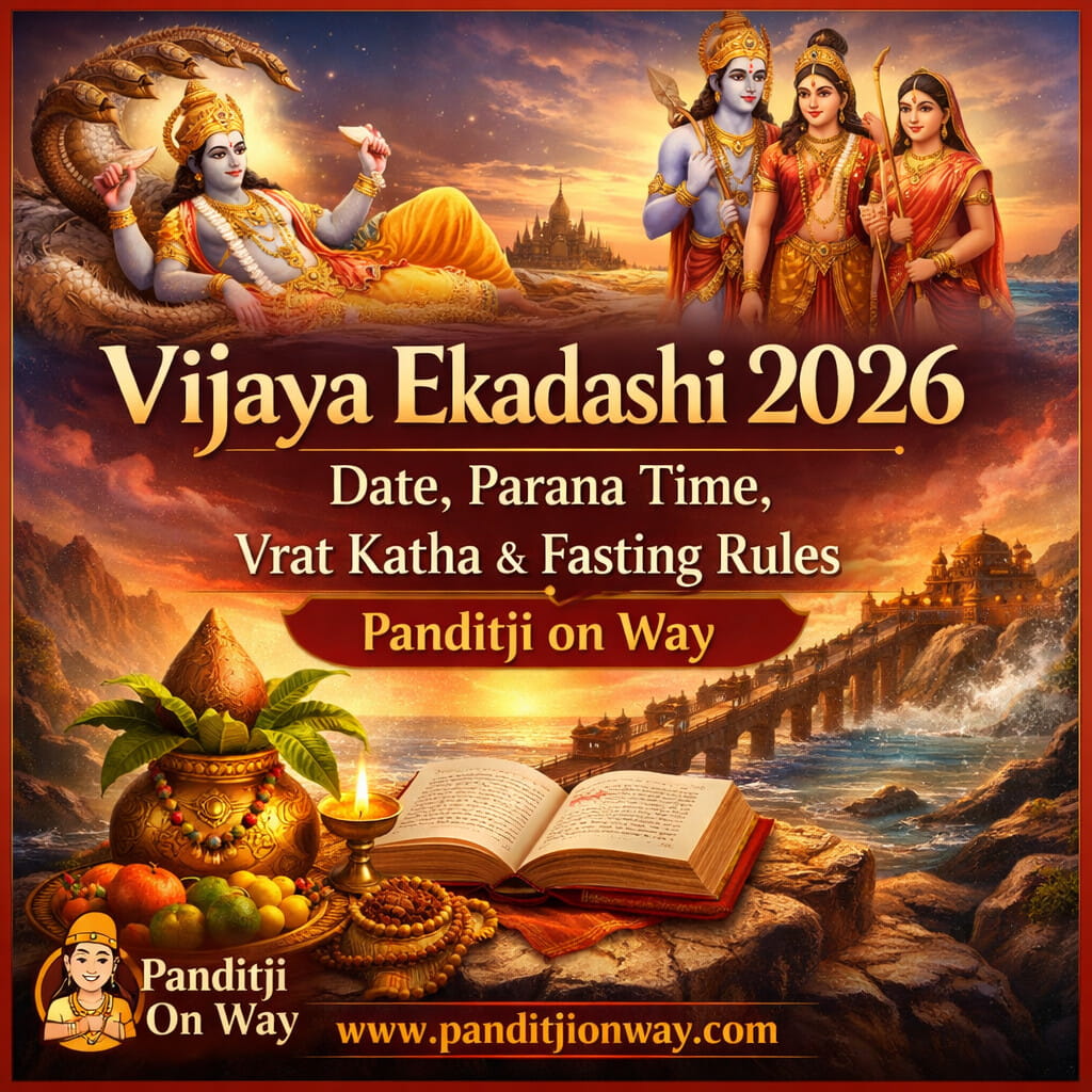 You are currently viewing Vijaya Ekadashi 2026 Date, Parana Time, Vrat Katha & Fasting Rules