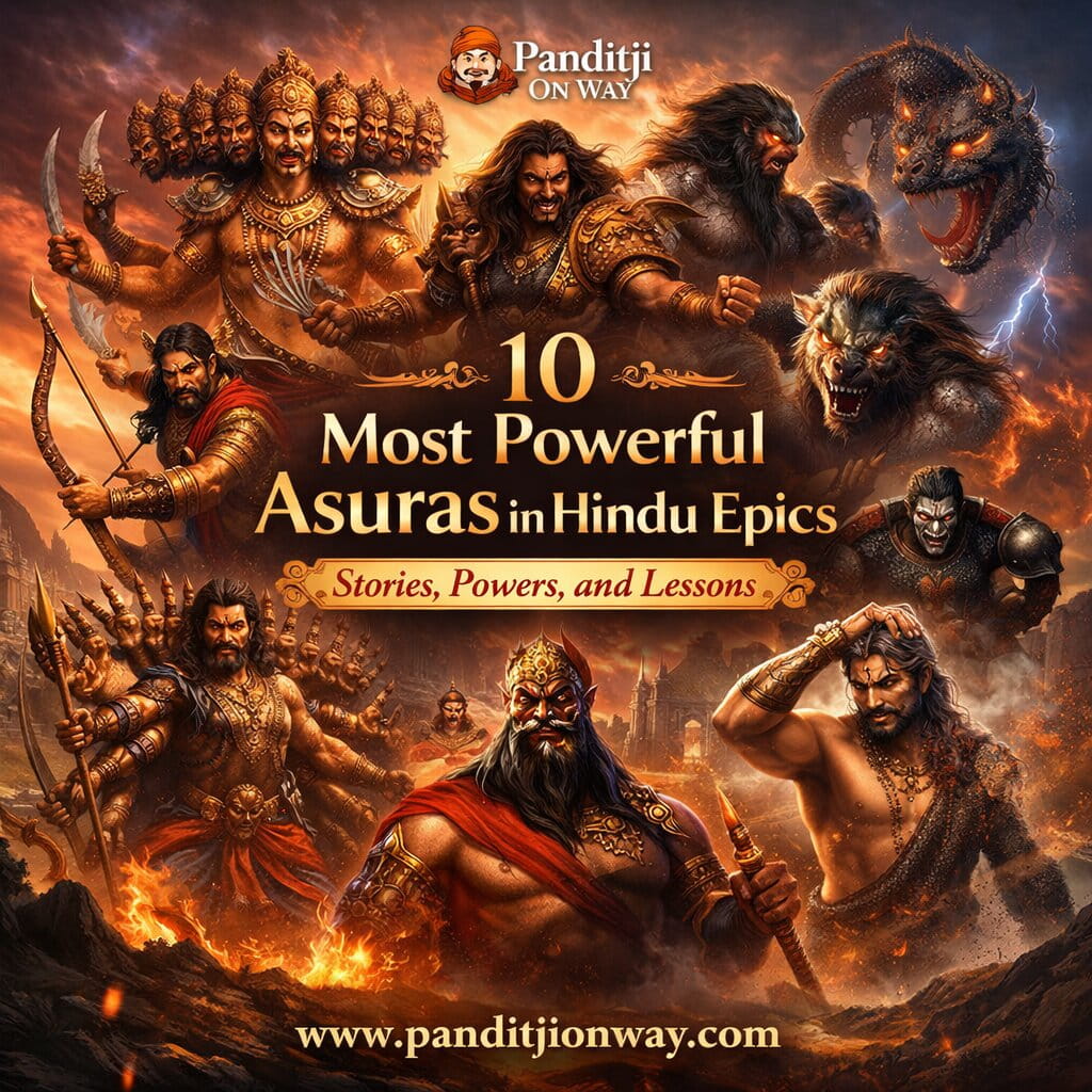 You are currently viewing 10 Most Powerful Asuras in Hindu Epics – Stories, Powers, and Lessons
