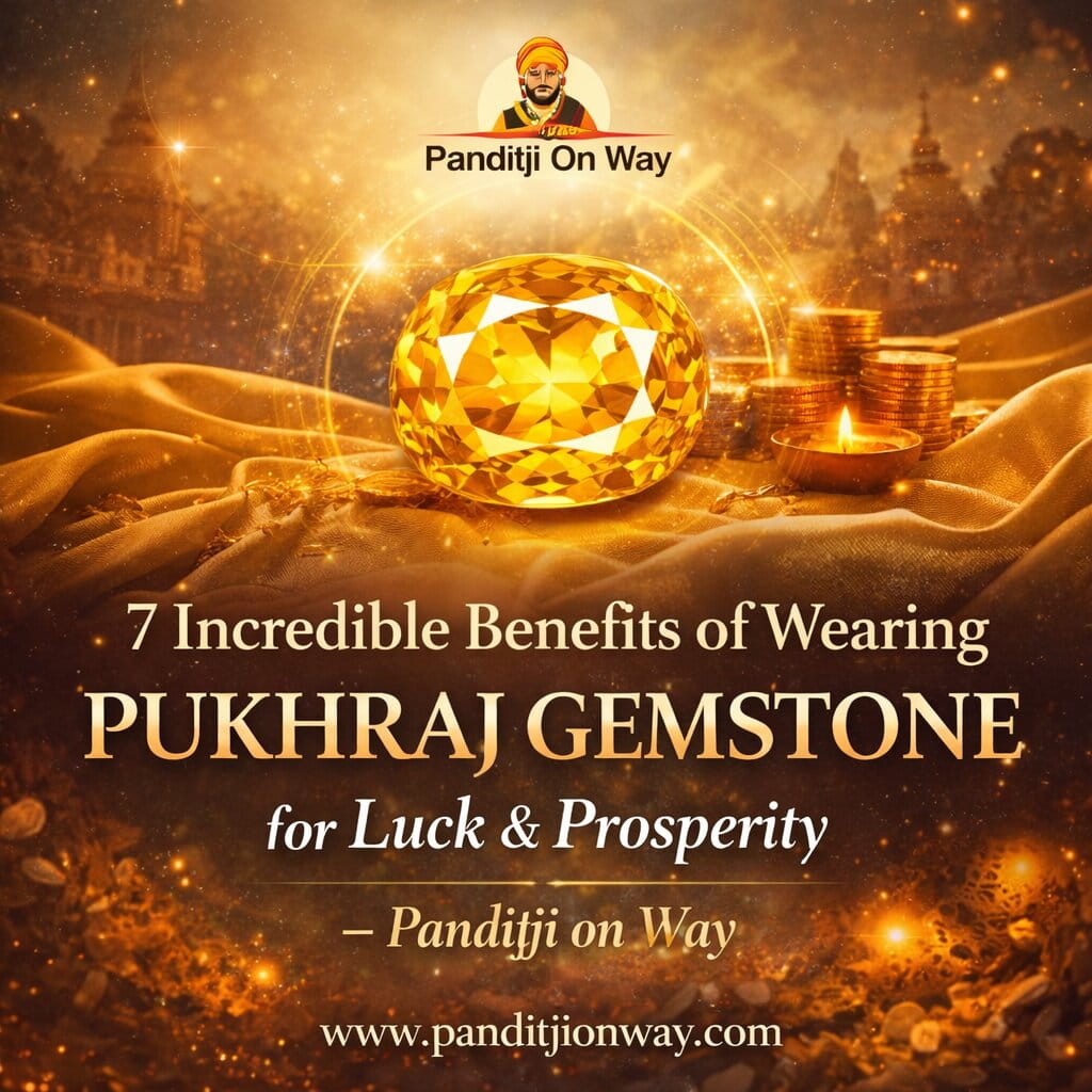 You are currently viewing 7 Incredible Benefits of Wearing Pukhraj Gemstone for Luck & Prosperity