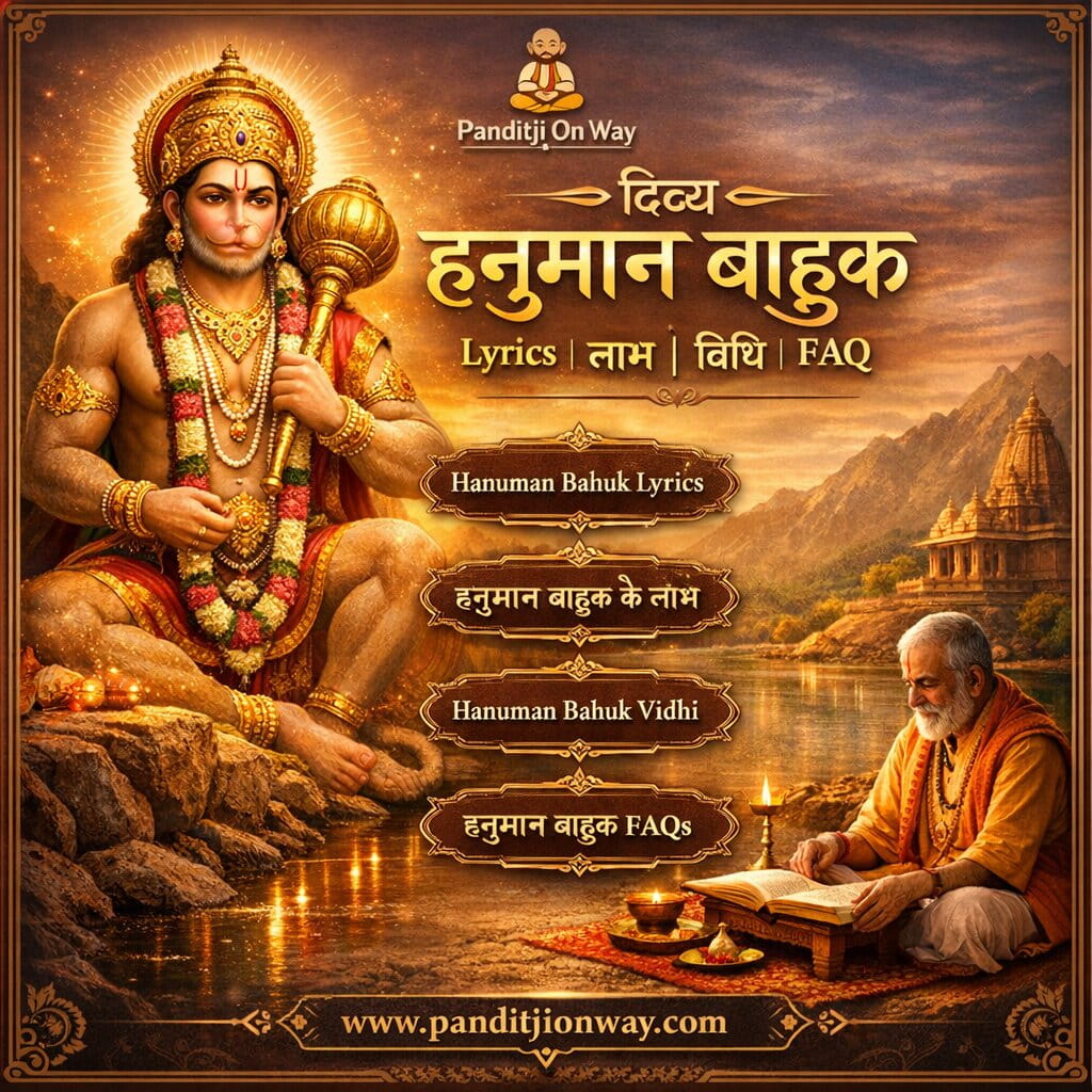 You are currently viewing हनुमान बाहुक पाठ लिरिक्स हिंदी में | Divine Hanuman Bahuk Lyrics, लाभ, विधि, FAQ