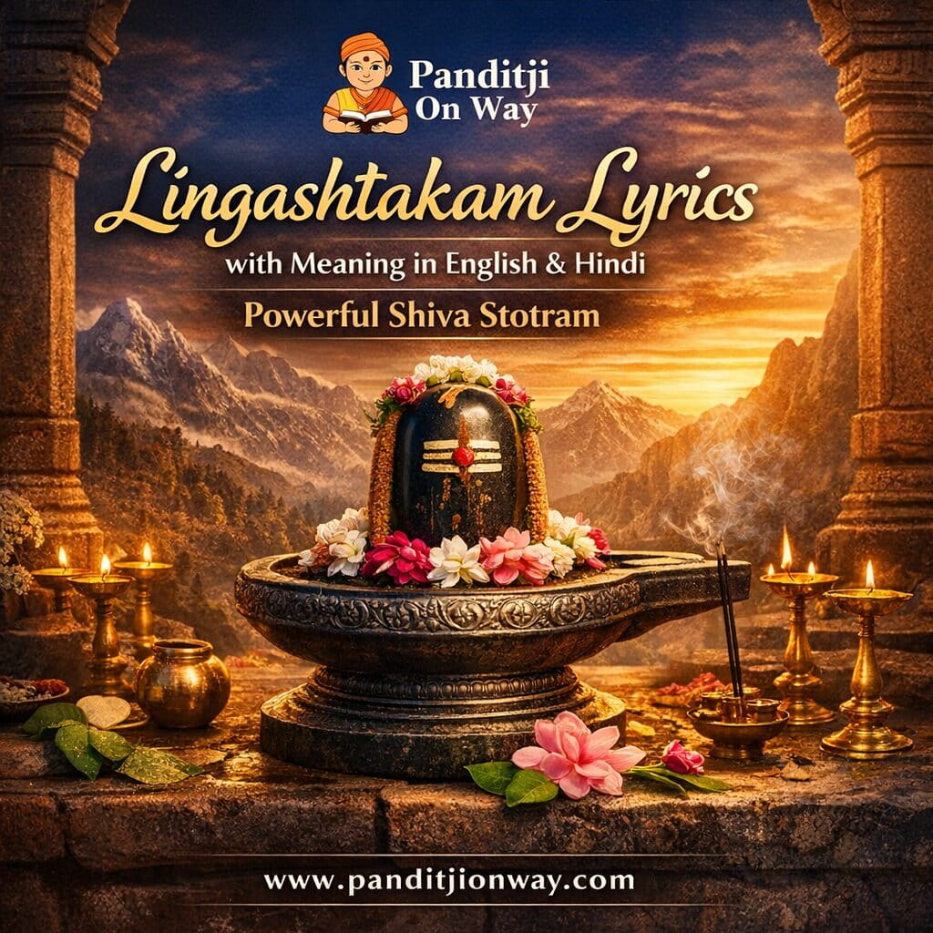 You are currently viewing Lingashtakam Lyrics with Meaning in English & Hindi | Powerful Shiva Stotram