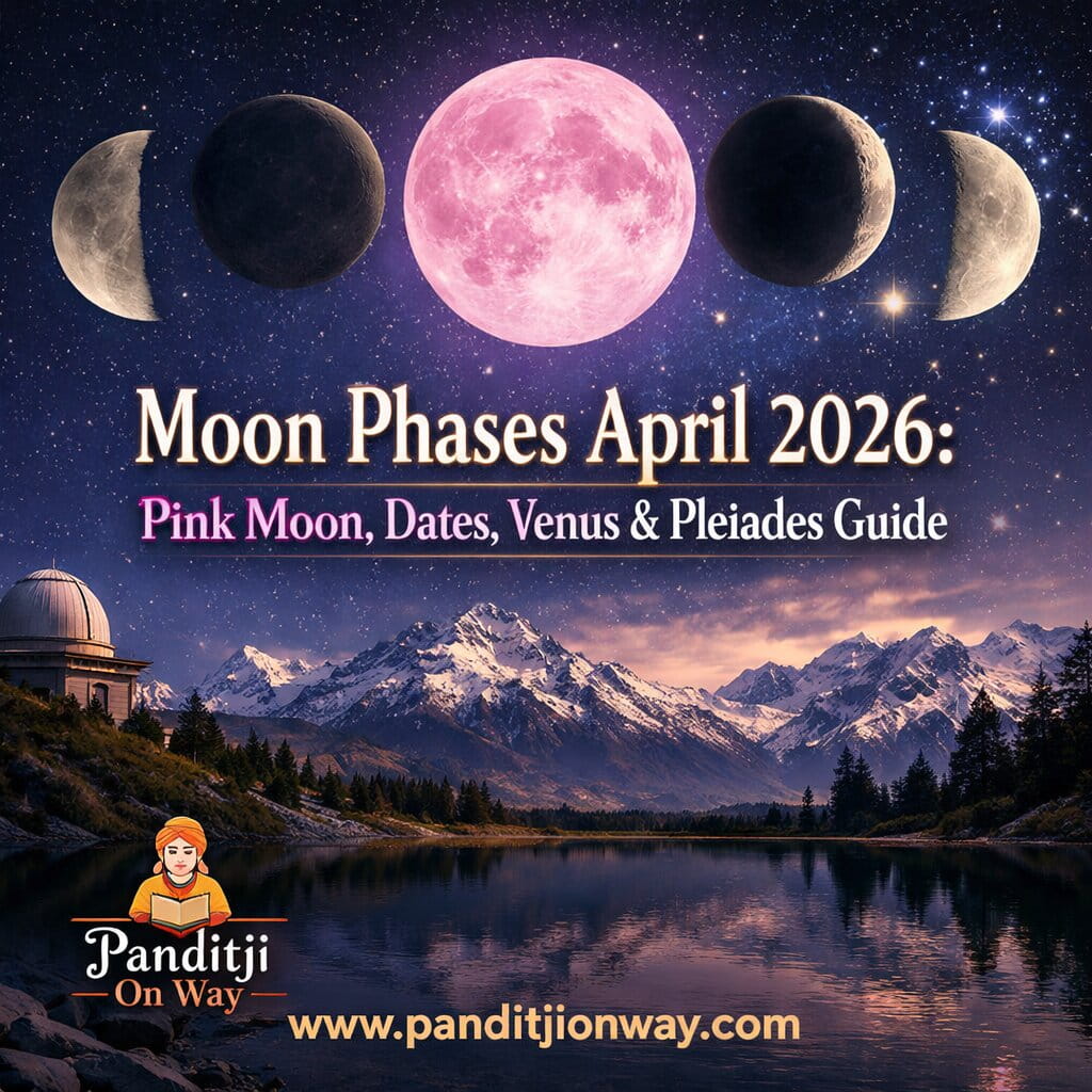 Moon Phases April 2026 Pink Moon Dates Venus Pleiades Guide Moon Phases April 2026 Pink Moon, Dates, Venus & Pleiades Guide
