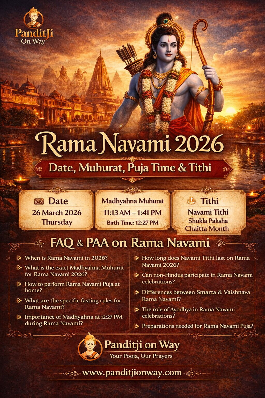 Rama Navami 2026 Muhurat