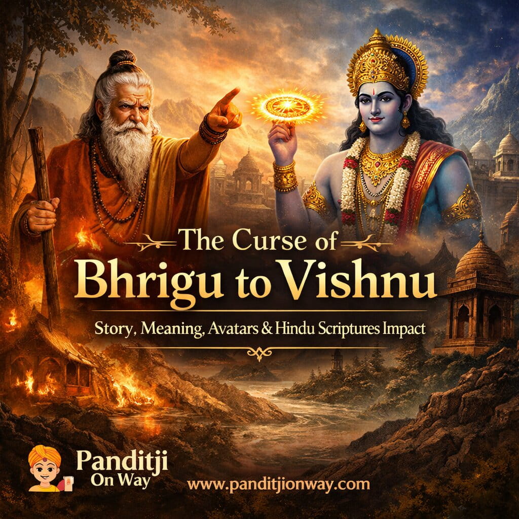 The Curse of Bhrigu to Vishnu The Curse of Bhrigu to Vishnu