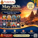 May 2026 Hindu Festival Calendar | Ekadashi, Purnima, Vrat Dates & Adhika Maas 2026
