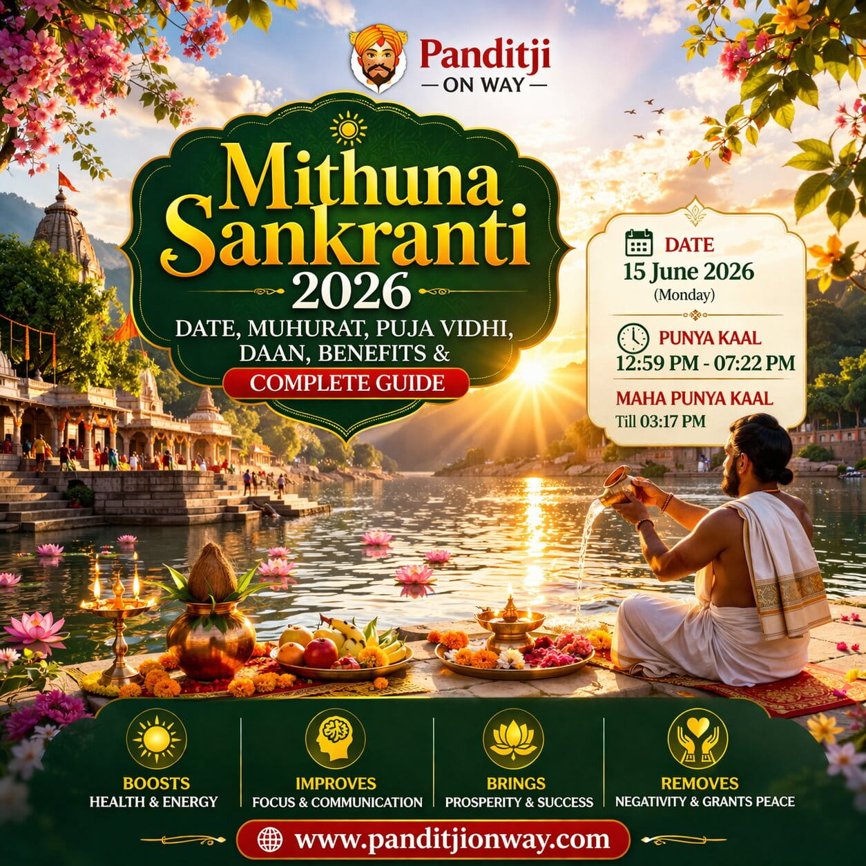 Mithuna Sankranti 2026 puja guide