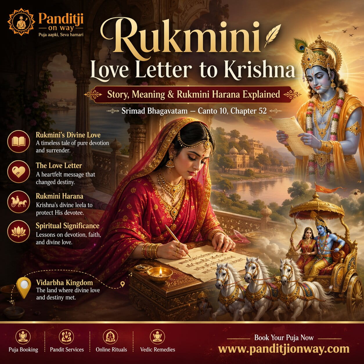 Rukmini Love Letter to Krishna