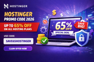 hostinger coupon promo code 2026 Hostinger Promo Code 2026 – Get Up to 65% OFF on All Hosting Plans