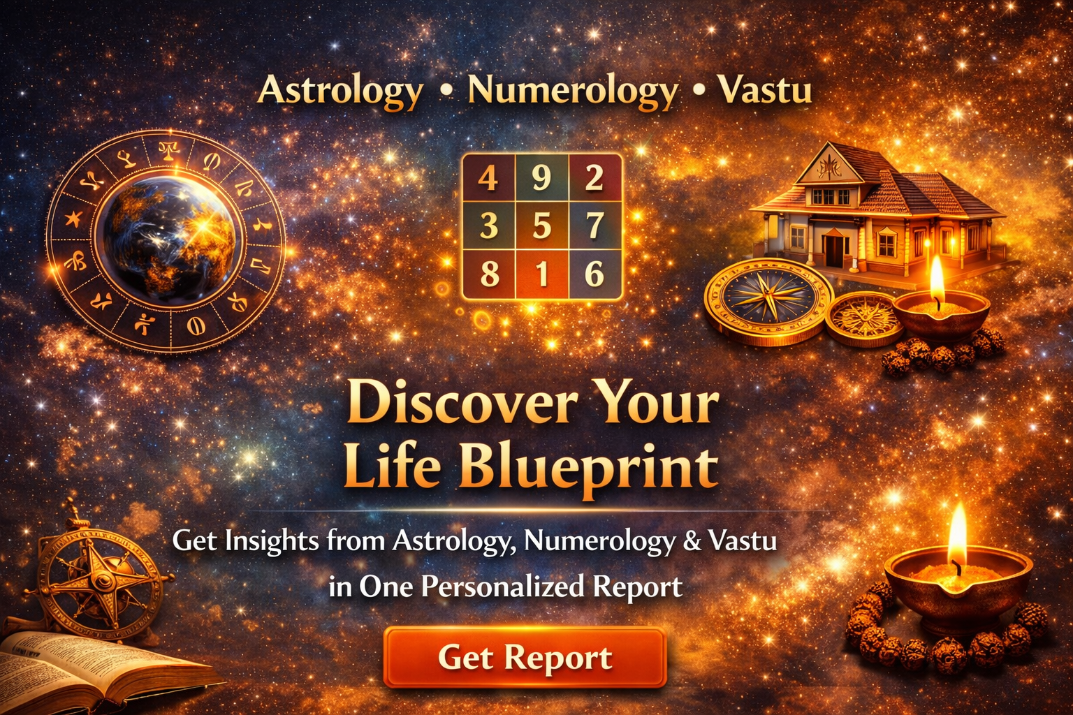 Unlock Your Life Blueprint: How Astrology, Numerology & Vastu Work Together