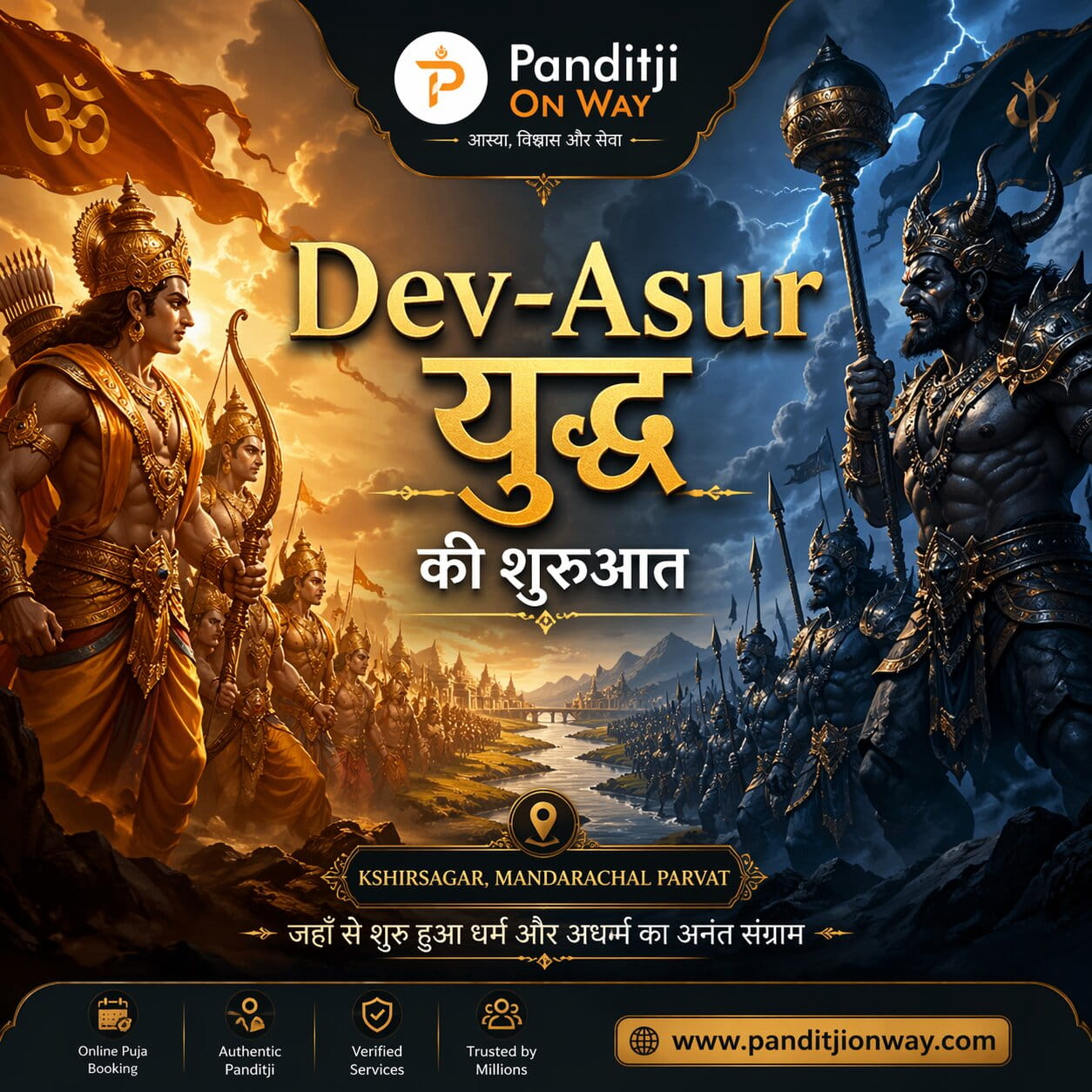 देव-असुर युद्ध की शुरुआत