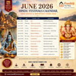 June 2026 Hindu Festivals Calendar, Vrat Dates & Important Hindu Days