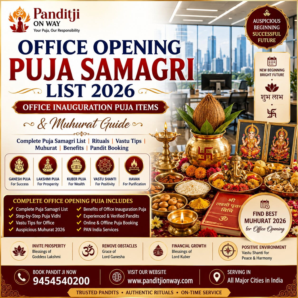 Office Opening Puja Samagri List