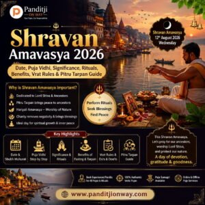 Read more about the article Shravan Amavasya 2026: Date, Puja Vidhi, Significance & Tarpan