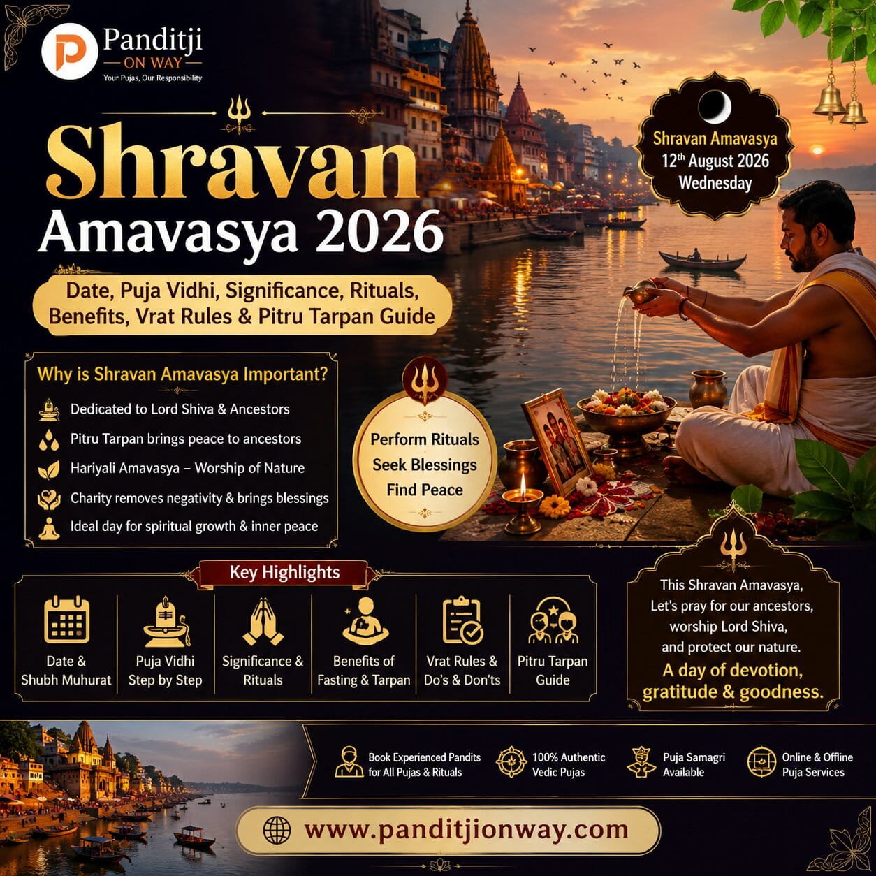 Shravan Amavasya 2026 date Shravan Amavasya 2026 date