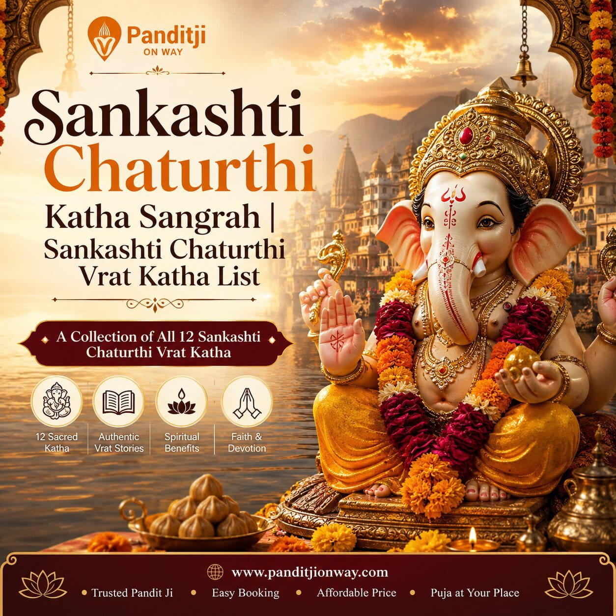 You are currently viewing Sankashti Chaturthi Vrat Katha List | Sankashti Chaturthi Katha Sangrah