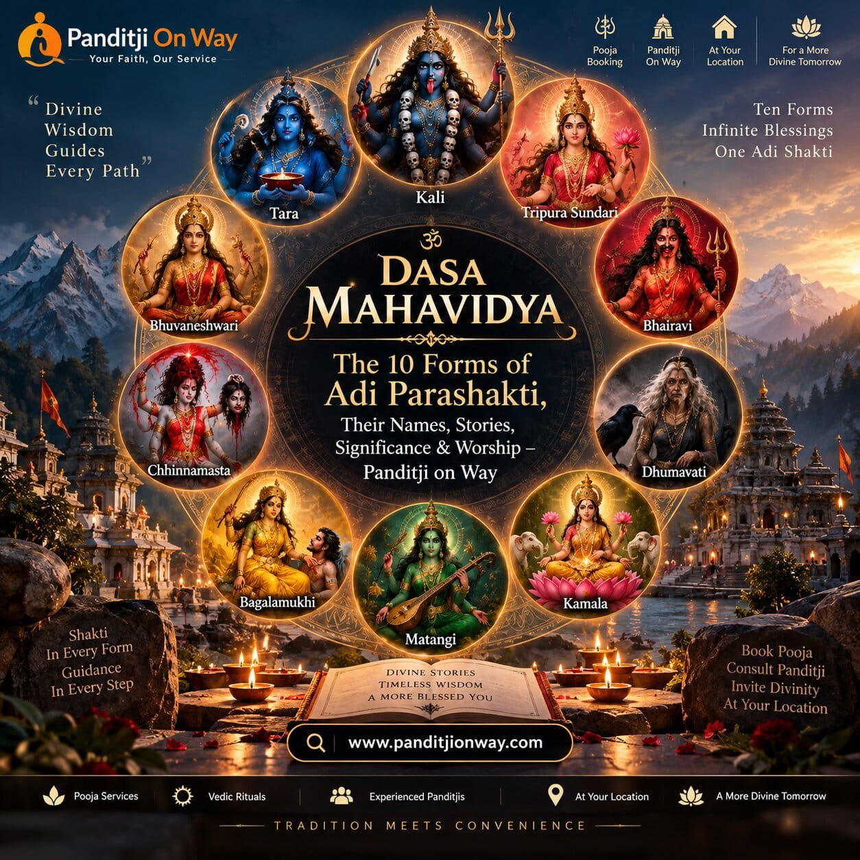 Dasa Mahavidya The 10 Forms of Adi Parashakti
