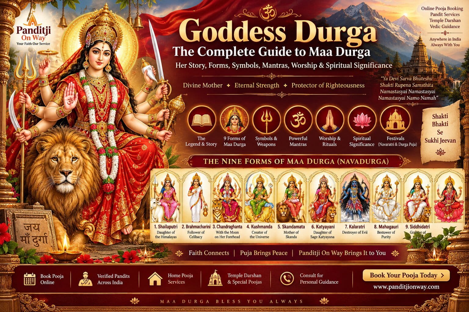 Goddess Durga Divine Mother and Protector Goddess Durga Divine Mother and Protector