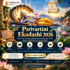 Read more about the article Parivartini Ekadashi 2026: Date, Vrat Timings, Parana, Puja Vidhi & Vrat Katha