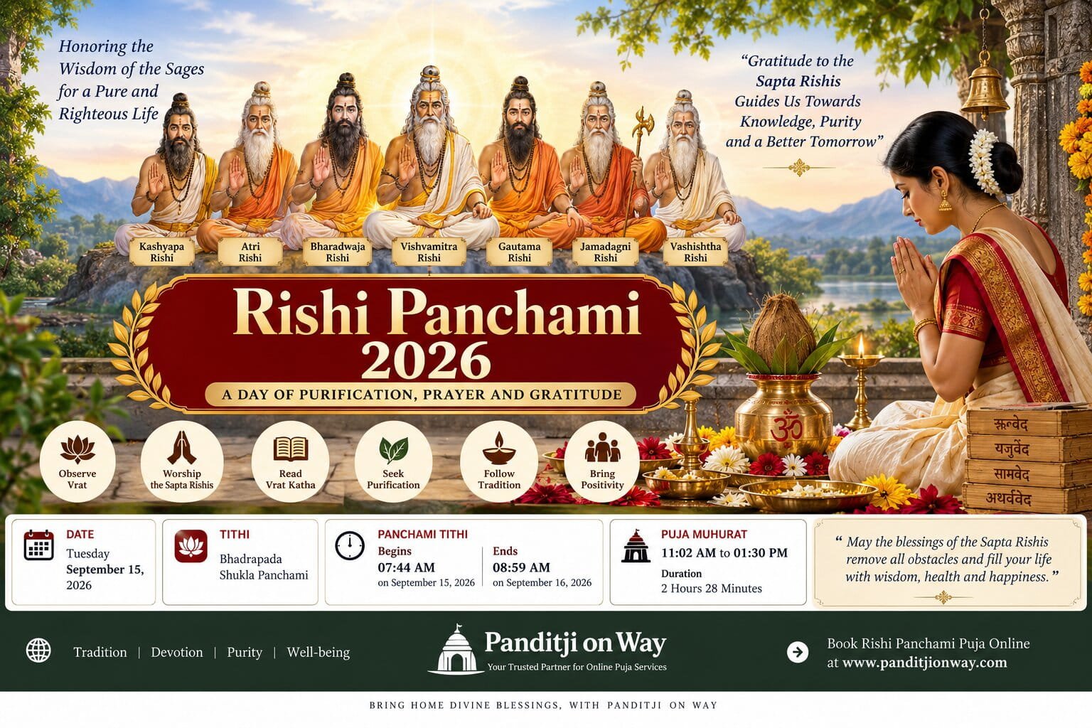 Rishi Panchami 2026 Rishi Panchami 2026