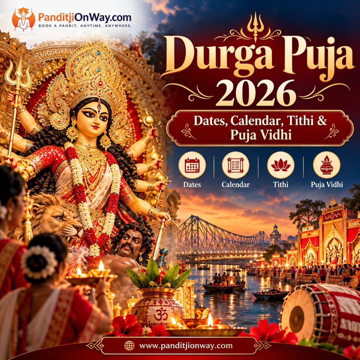 Durga Puja 2026 Complete Guide Durga Puja 2026 Complete Guide