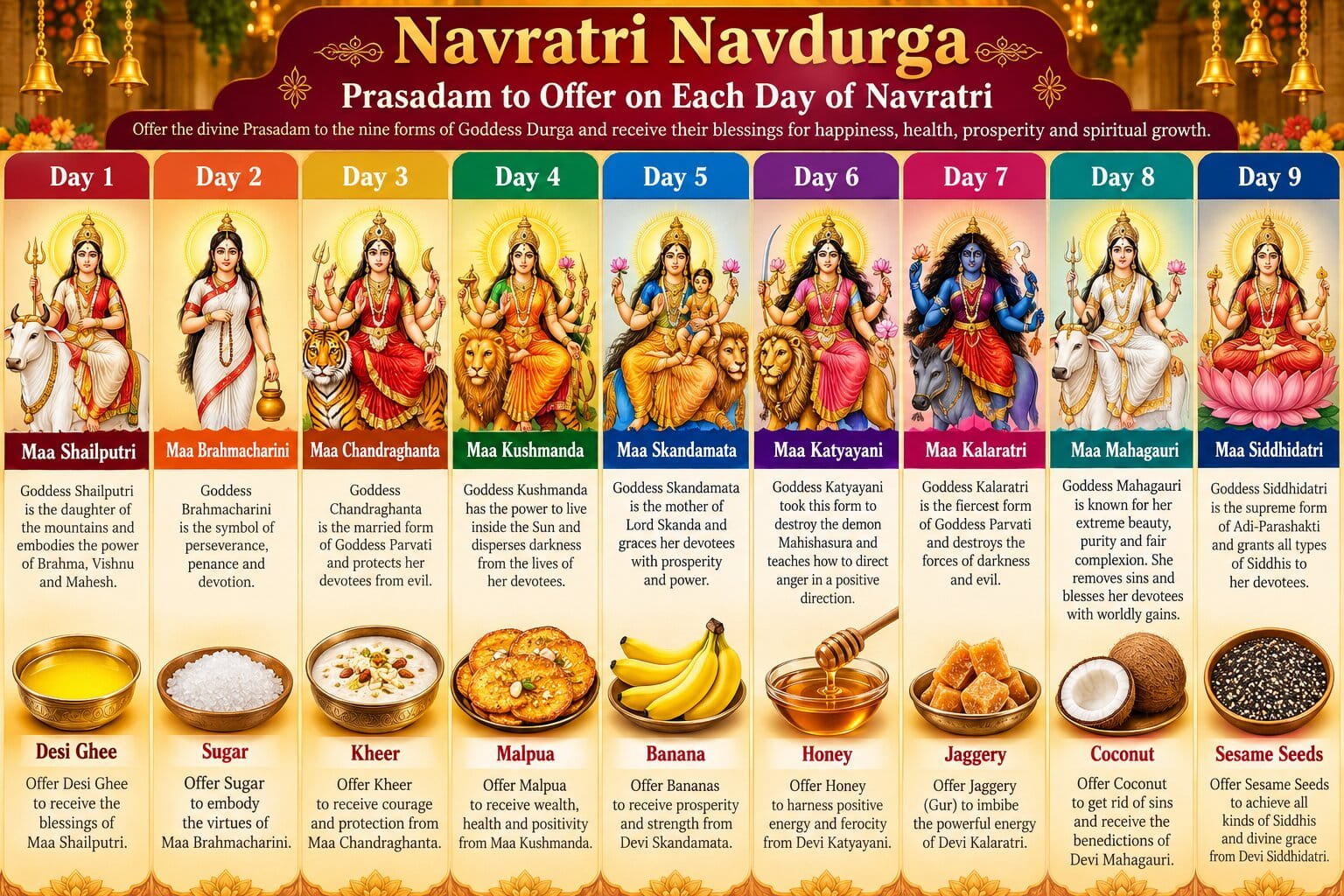 Navratri Navdurga Prasadam Guide